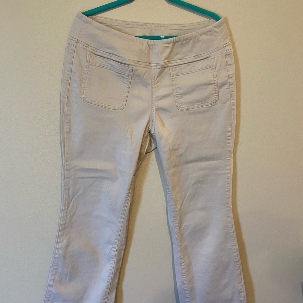 Belle by Kim Gravel Beige Trousers